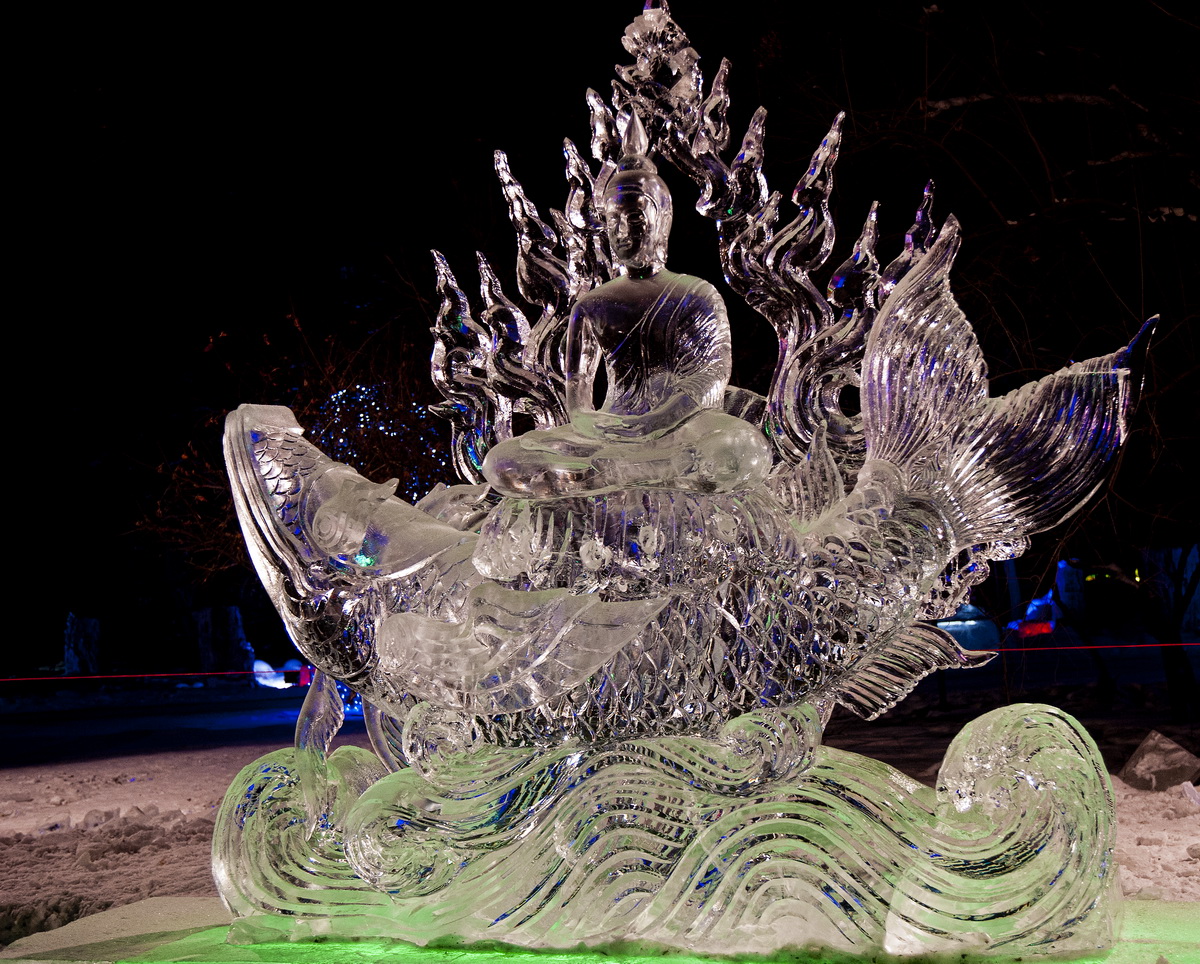 harbin ice and snow festival - Zhaolin Park Ice Sculpture