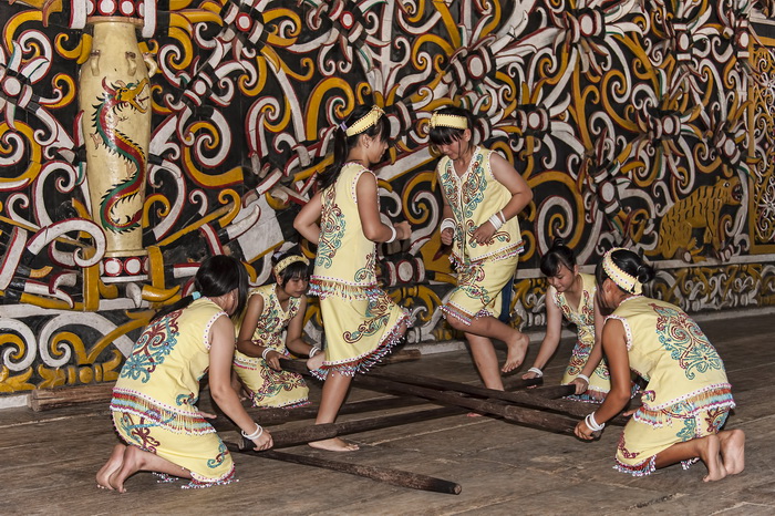 Pampang village girls dancing